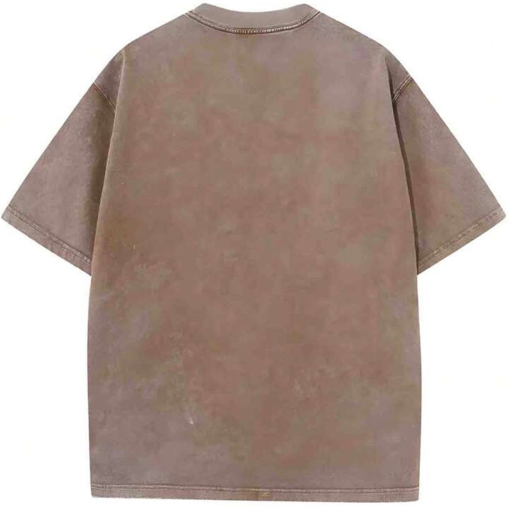 Brown Graphic T-Shirt with Pink Car Design Shein size XL - Picture 2 of 6